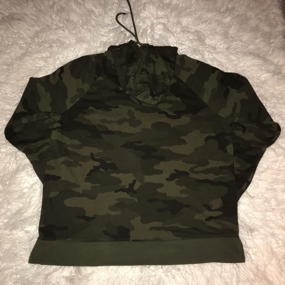 Express Other - Express Men’s Cowl Neck Hoodie Camo